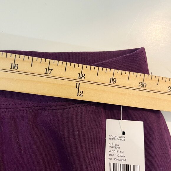 NEW Catherines Suprema Collection Purple Pull On Pants - Size 2XWP - Picture 6 of 8